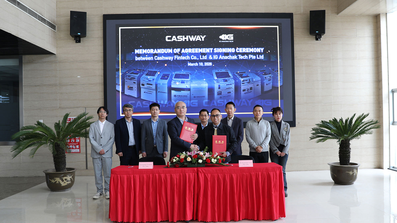 Memorandum of Agreement Signing Ceremony between Cashway Fintech Co., Ltd & IG Anachak Tech Pte Ltd
